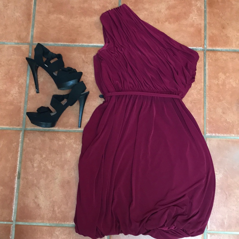 Suzi chin one shoulder cocktail dress - Picture 2 of 3